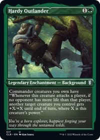 Hardy Outlander (Foil Etched), Commander Legends: Battle for Baldur's Gate