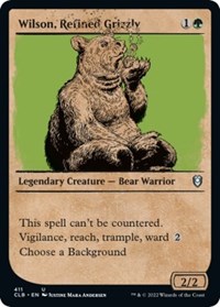 Wilson, Refined Grizzly (Showcase), Commander Legends: Battle for Baldur's Gate