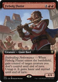 Firbolg Flutist (Extended Art), Commander Legends: Battle for Baldur's Gate