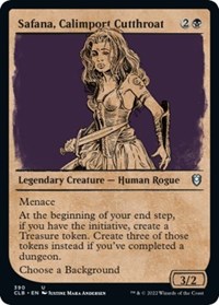 Safana, Calimport Cutthroat (Showcase), Commander Legends: Battle for Baldur's Gate