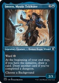 Imoen, Mystic Trickster (Foil Etched), Commander Legends: Battle for Baldur's Gate