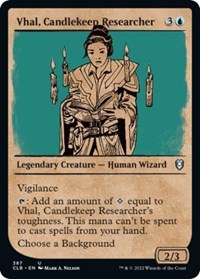 Vhal, Candlekeep Researcher (Showcase), Commander Legends: Battle for Baldur's Gate