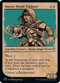 Imoen, Mystic Trickster (Showcase), Commander Legends: Battle for Baldur's Gate
