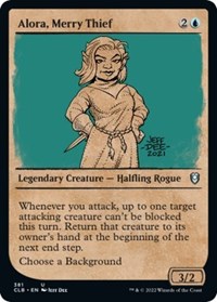 Alora, Merry Thief (Showcase), Commander Legends: Battle for Baldur's Gate