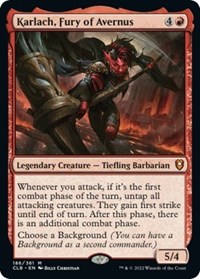 Karlach, Fury of Avernus, Commander Legends: Battle for Baldur's Gate