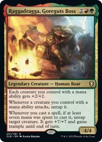 Raggadragga, Goreguts Boss, Commander Legends: Battle for Baldur's Gate