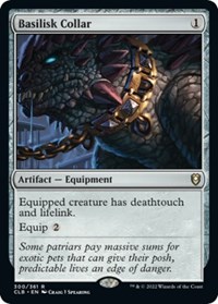 Basilisk Collar, Commander Legends: Battle for Baldur's Gate