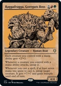Raggadragga, Goreguts Boss (Showcase), Commander Legends: Battle for Baldur's Gate