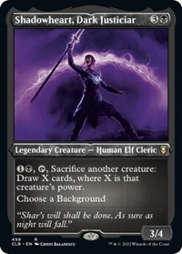 Shadowheart, Dark Justiciar (Foil Etched), Commander Legends: Battle for Baldur's Gate