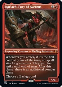 Karlach, Fury of Avernus (Foil Etched), Commander Legends: Battle for Baldur's Gate