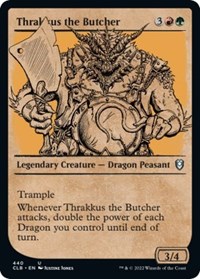 Thrakkus the Butcher (Showcase), Commander Legends: Battle for Baldur's Gate