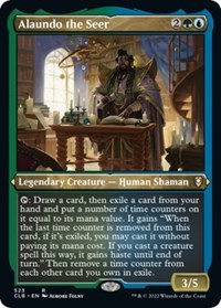 Alaundo the Seer (Foil Etched), Commander Legends: Battle for Baldur's Gate