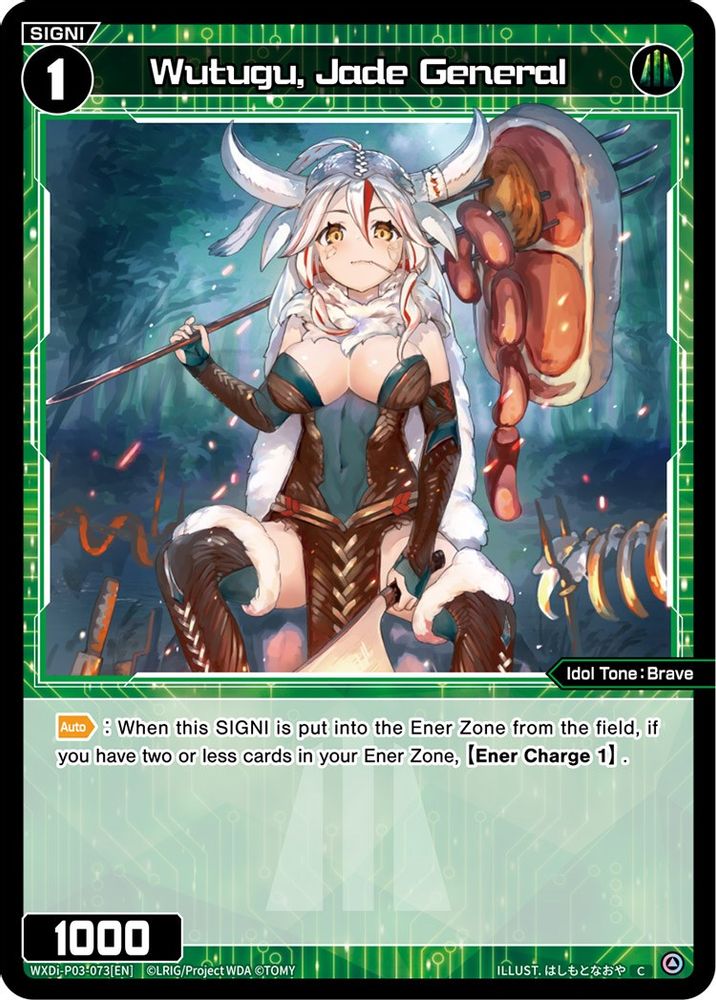 Wutugu, Jade General, Standard, front