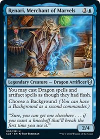 Renari, Merchant of Marvels, Commander Legends: Battle for Baldur's Gate