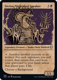 Sivriss, Nightmare Speaker (Showcase), Commander Legends: Battle for Baldur's Gate