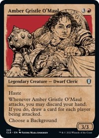 Amber Gristle O'Maul (Showcase), Commander Legends: Battle for Baldur's Gate