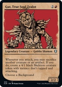 Gut, True Soul Zealot (Showcase), Commander Legends: Battle for Baldur's Gate