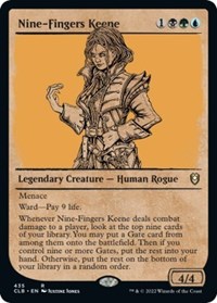 Nine-Fingers Keene (Showcase), Commander Legends: Battle for Baldur's Gate