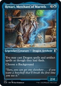 Renari, Merchant of Marvels (Foil Etched), Commander Legends: Battle for Baldur's Gate