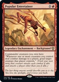 Popular Entertainer, Commander Legends: Battle for Baldur's Gate