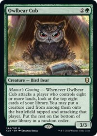 Owlbear Cub, Commander Legends: Battle for Baldur's Gate