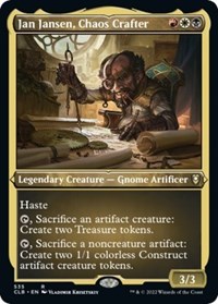 Jan Jansen, Chaos Crafter (Foil Etched), Commander Legends: Battle for Baldur's Gate