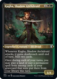 Kagha, Shadow Archdruid (Foil Etched), Commander Legends: Battle for Baldur's Gate