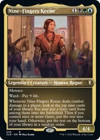 Nine-Fingers Keene (Foil Etched), Commander Legends: Battle for Baldur's Gate