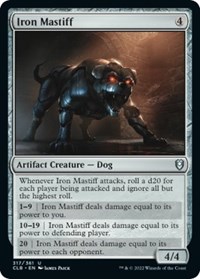 Iron Mastiff, Commander Legends: Battle for Baldur's Gate