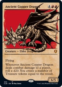 Ancient Copper Dragon (Showcase), Commander Legends: Battle for Baldur's Gate