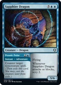 Sapphire Dragon, Commander Legends: Battle for Baldur's Gate