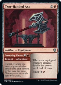 Two-Handed Axe, Commander Legends: Battle for Baldur's Gate