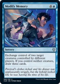 Modify Memory, Commander Legends: Battle for Baldur's Gate