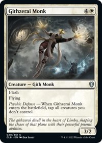 Githzerai Monk, Commander Legends: Battle for Baldur's Gate