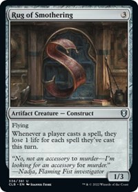 Rug of Smothering, Commander Legends: Battle for Baldur's Gate