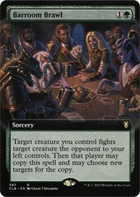 Barroom Brawl (Extended Art), Commander Legends: Battle for Baldur's Gate
