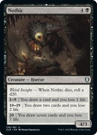 Nothic, Commander Legends: Battle for Baldur's Gate
