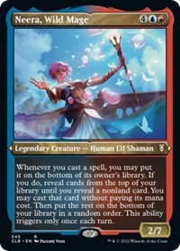 Neera, Wild Mage (Foil Etched), Commander Legends: Battle for Baldur's Gate