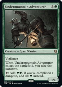 Undermountain Adventurer, Commander Legends: Battle for Baldur's Gate