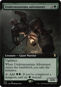 Undermountain Adventurer (Extended Art), Commander Legends: Battle for Baldur's Gate