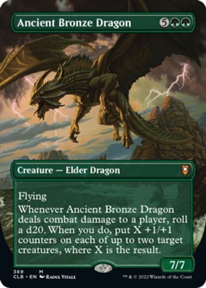 Ancient Bronze Dragon Borderless