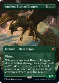 Ancient Bronze Dragon (Borderless), Commander Legends: Battle for Baldur's Gate