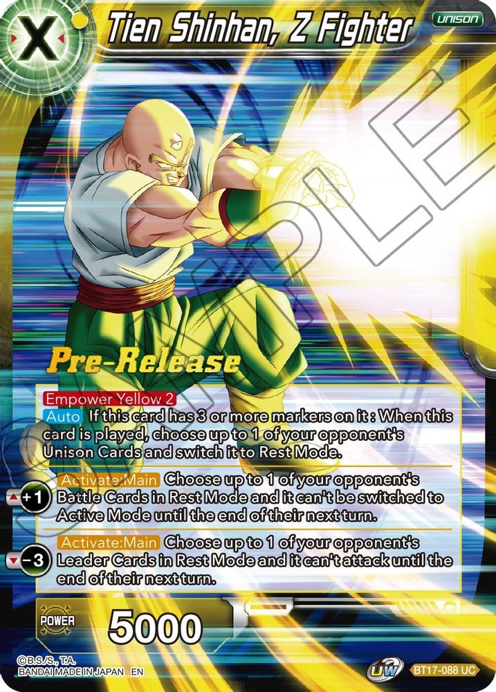 Tien Shinhan, Z Fighter, Standard, front