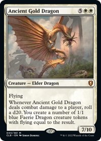 Ancient Gold Dragon, Commander Legends: Battle for Baldur's Gate