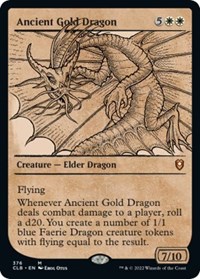 Ancient Gold Dragon (Showcase), Commander Legends: Battle for Baldur's Gate