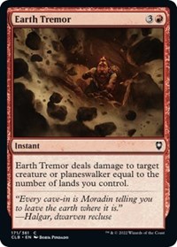 Earth Tremor, Commander Legends: Battle for Baldur's Gate