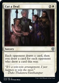 Cut a Deal, Commander Legends: Battle for Baldur's Gate