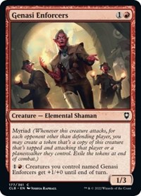 Genasi Enforcers, Commander Legends: Battle for Baldur's Gate