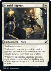 Martial Impetus, Commander Legends: Battle for Baldur's Gate