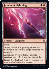 Javelin of Lightning, Commander Legends: Battle for Baldur's Gate